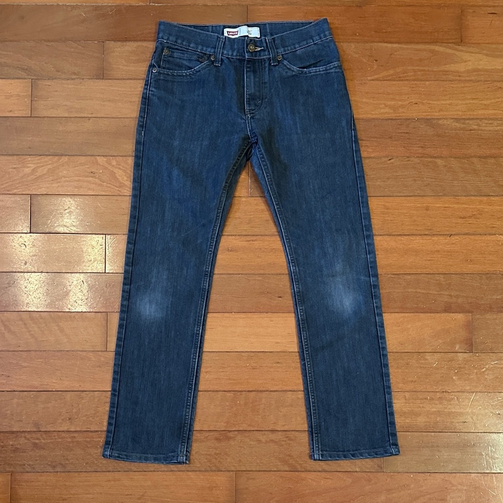 Levi's 511 Boys Dark Blue Slim Straight Jeans